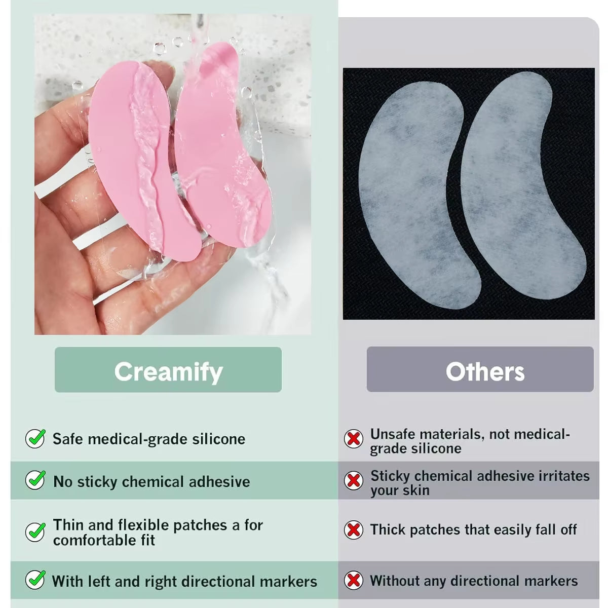 Silicone Under-Eye Pads Reusable for Lash Lift and Extensions – image 5