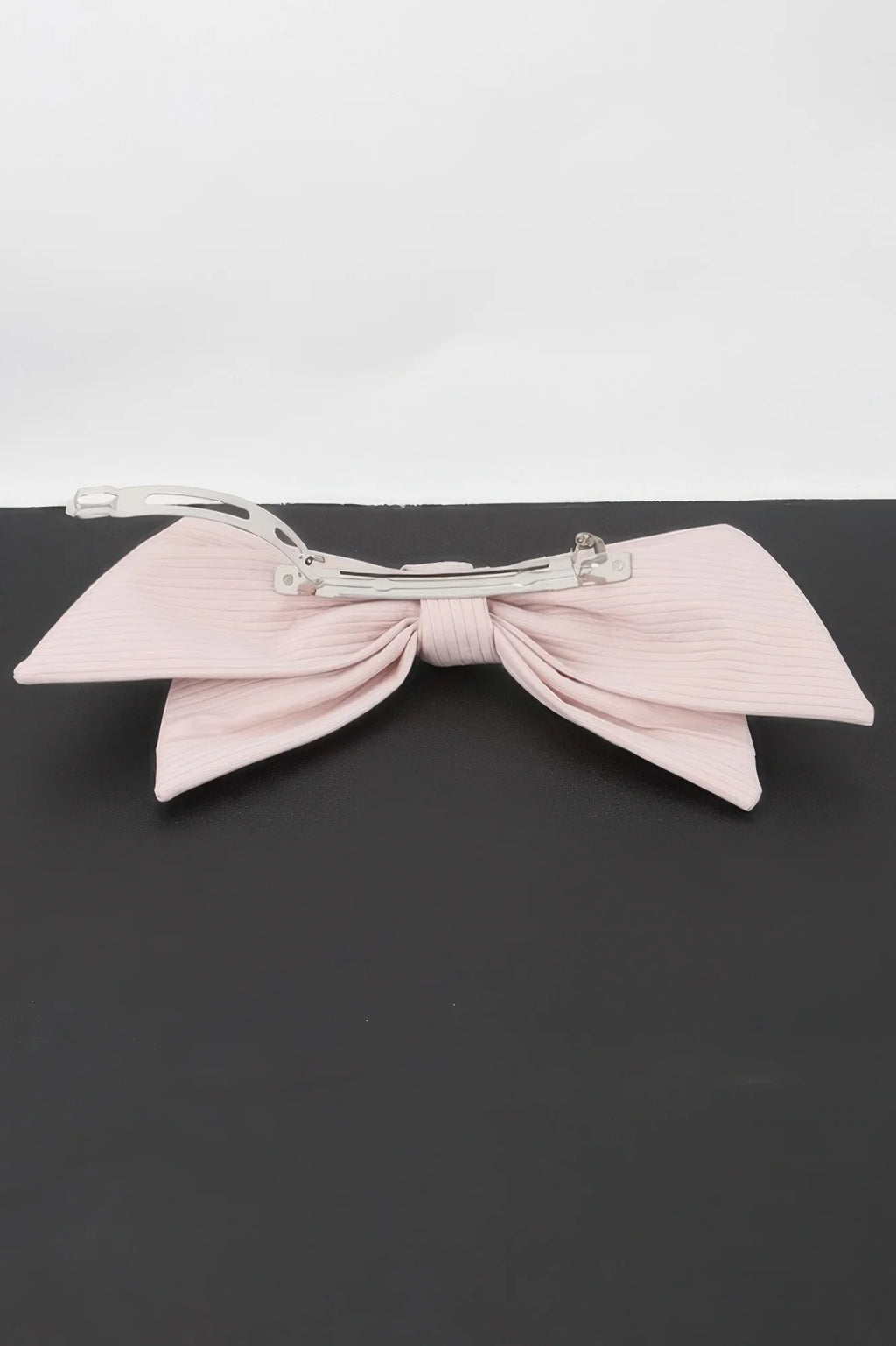 Hair Clip, Lined Ribbon Bow – image 4