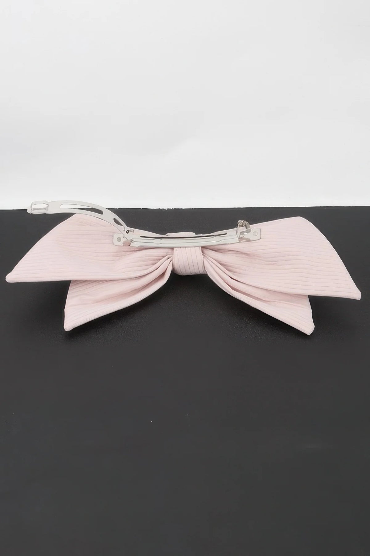 Hair Clip, Lined Ribbon Bow – image 4