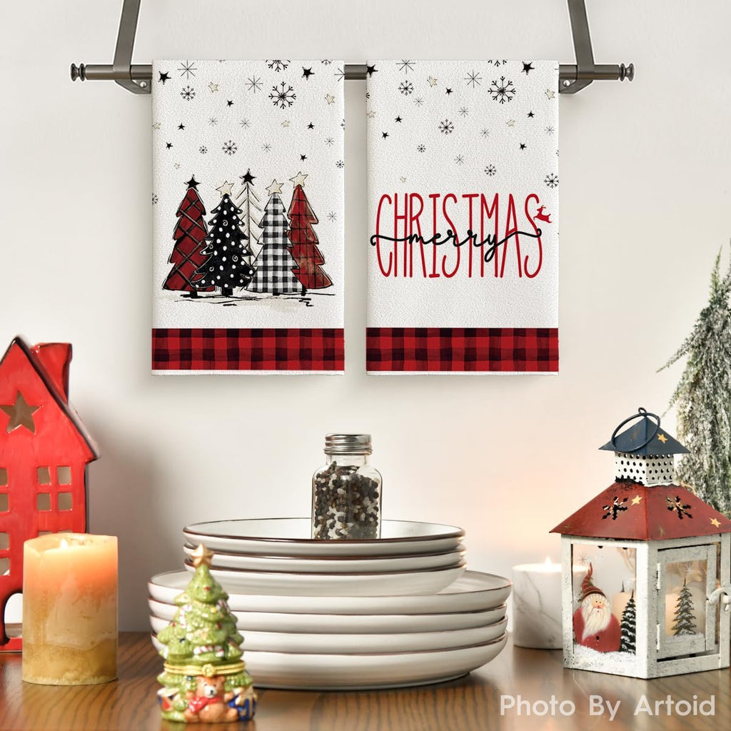 Snowman Christmas Kitchen Towels, Set of 4, 18 x 26 in – image 3