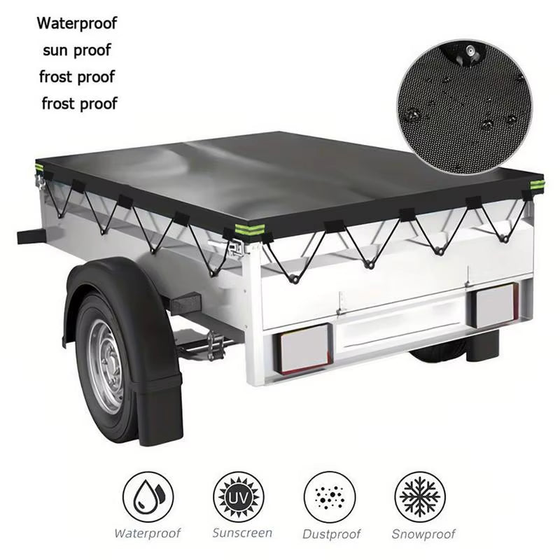 Waterproof 600D Oxford Pickup Bed Tarp Cover, Short Box – image 5