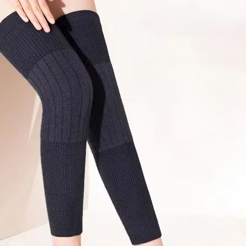 Knee Warmers, Thick Fleece-Lined Thermal Leg Sleeves, 1 Pair – image 9