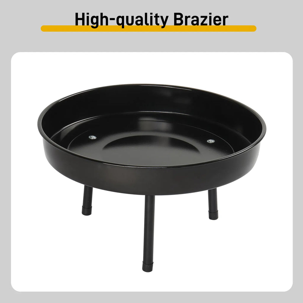 Campfire Tripod Grill with Fire Bowl, Adjustable Cooking Grate – image 11