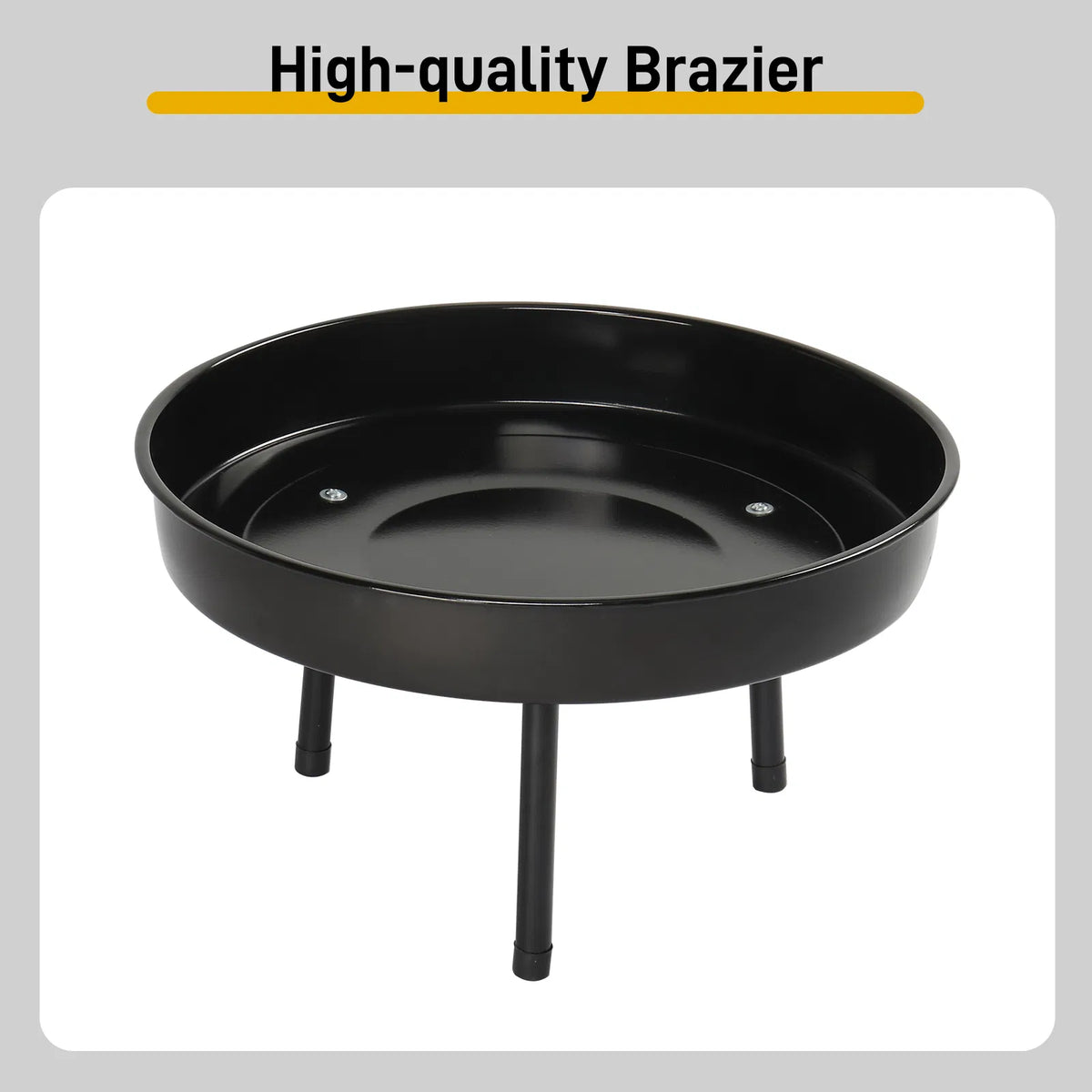 Campfire Tripod Grill with Fire Bowl, Adjustable Cooking Grate – image 11