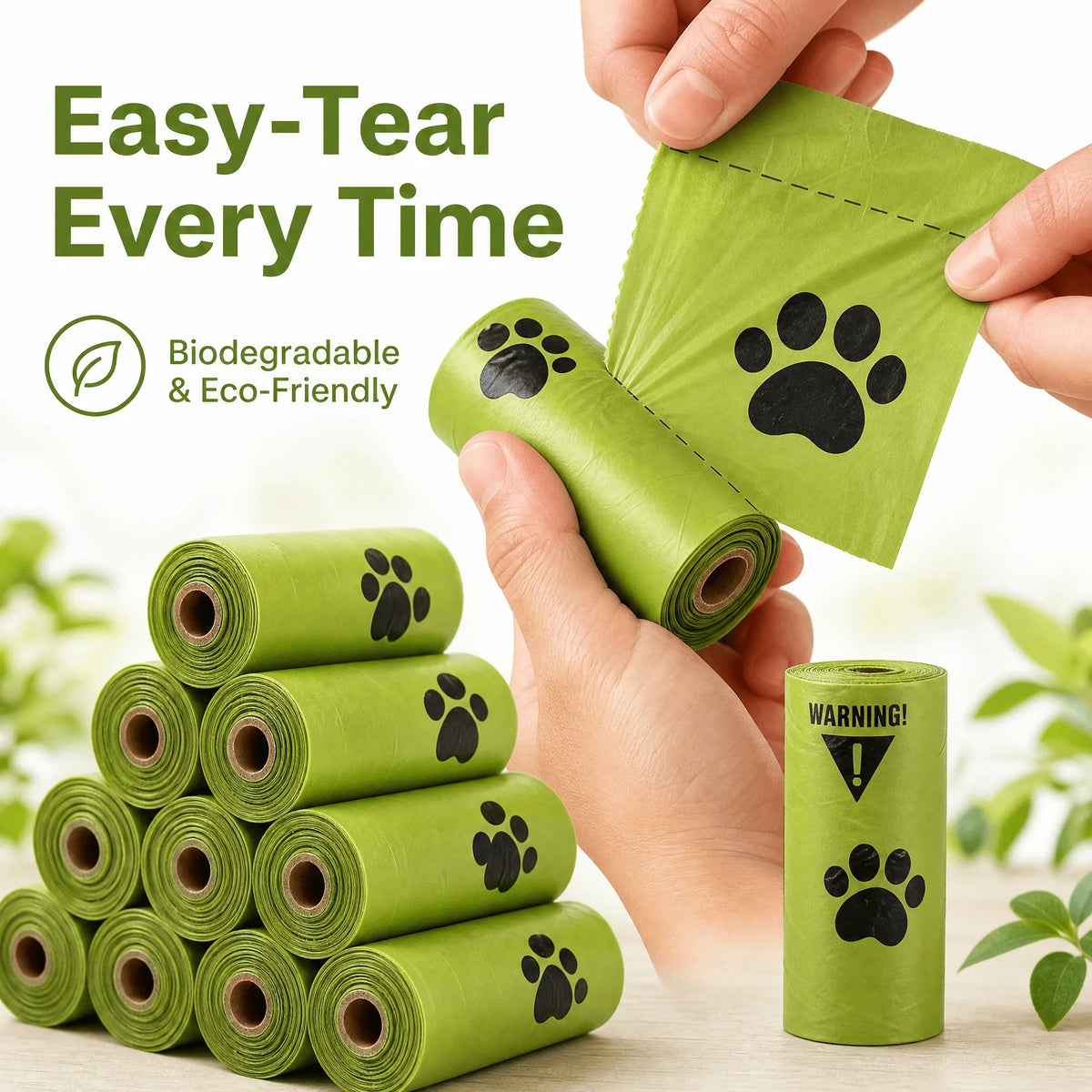 Biodegradable Dog Poop Bags – 10 Rolls, Leak-Proof – image 11