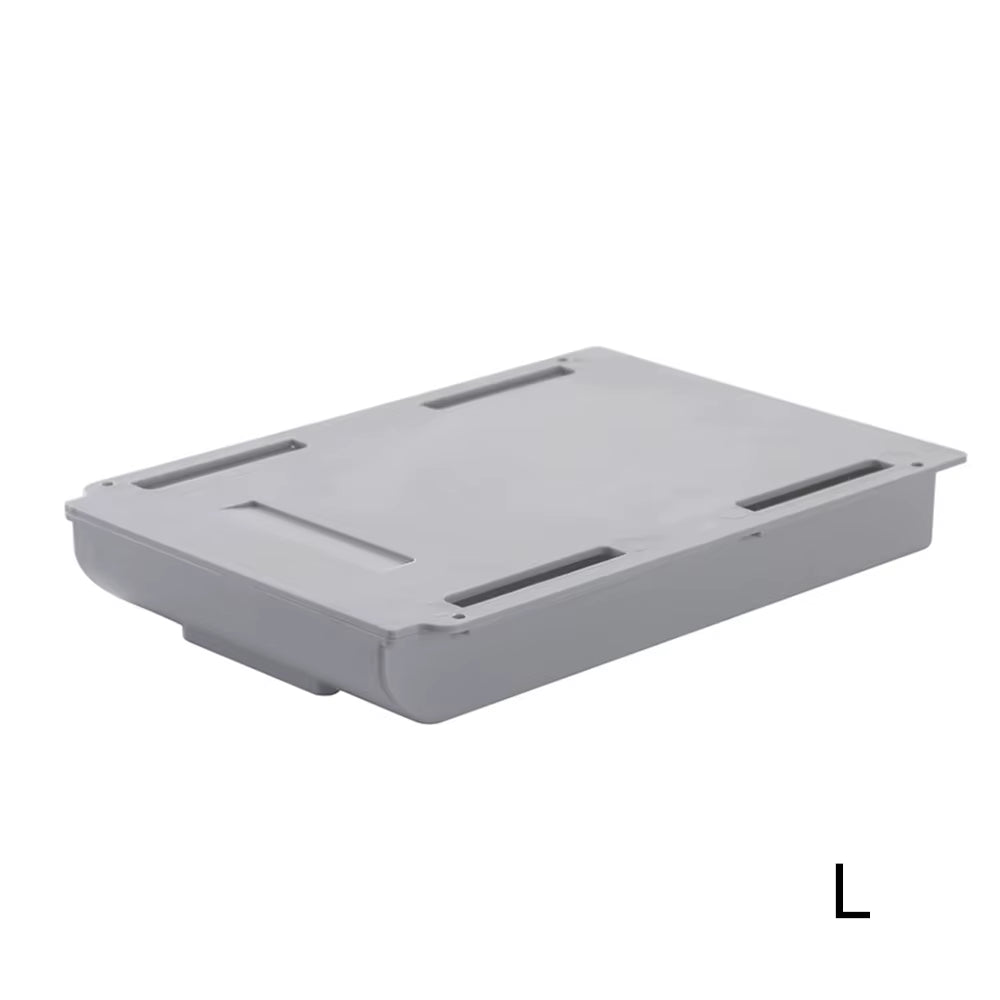 Under Desk Drawer - Self-Adhesive Hidden Slide-Out Organizer Tray – image 6