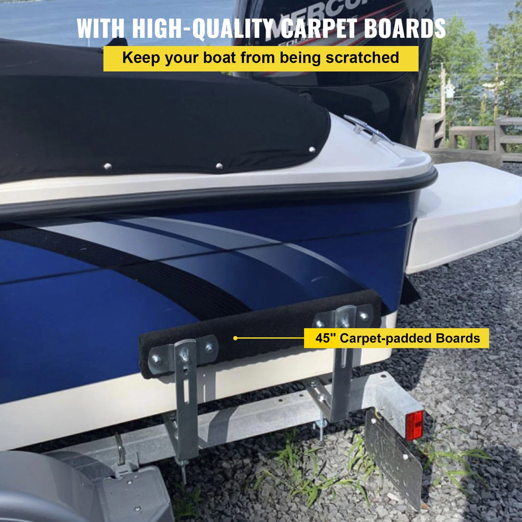 Boat Trailer Guide-Ons with 48 in Carpeted Boards, 2-Pack – image 6