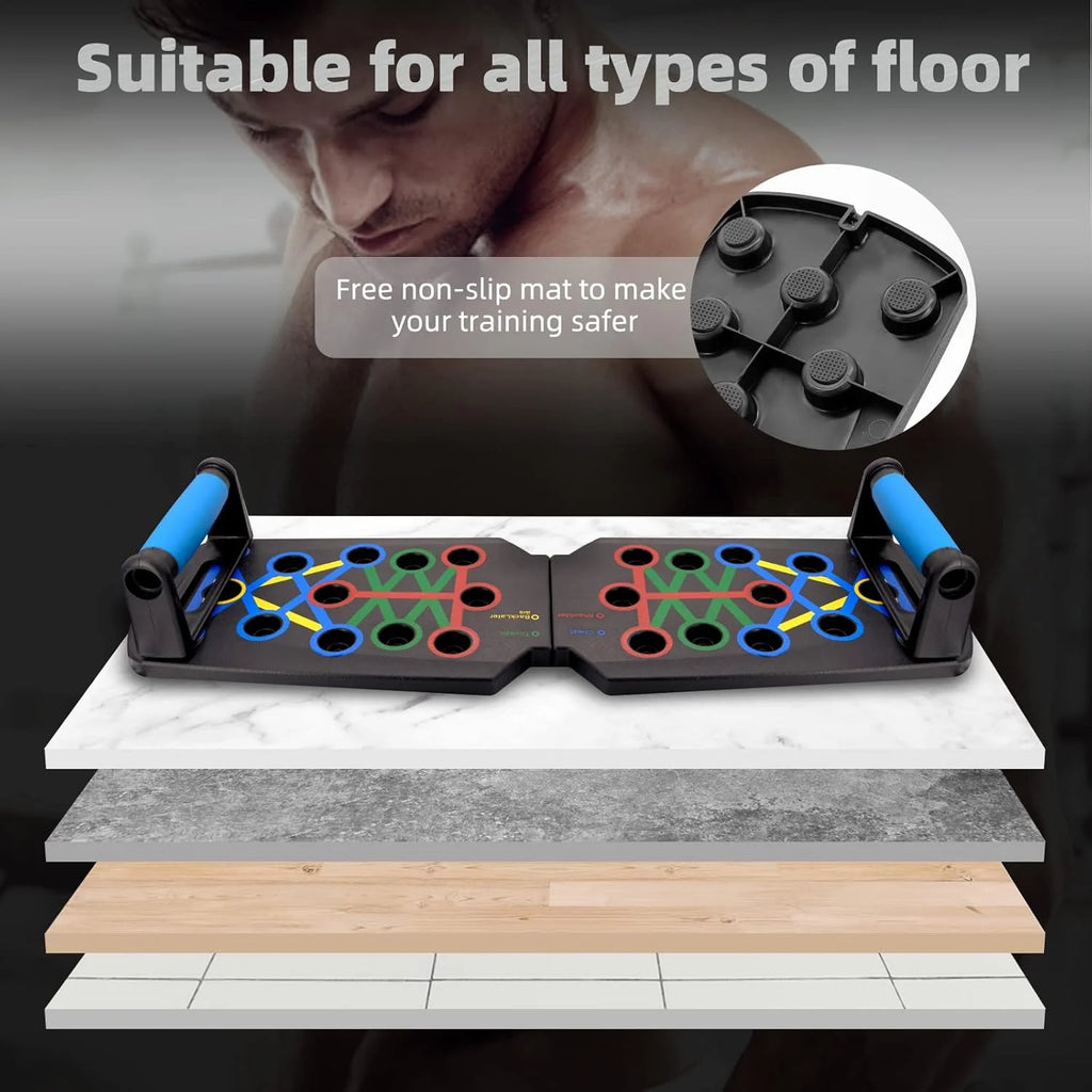 Push Up Board 28-in-1 - Foldable Push Up Bar System with Handles – image 4