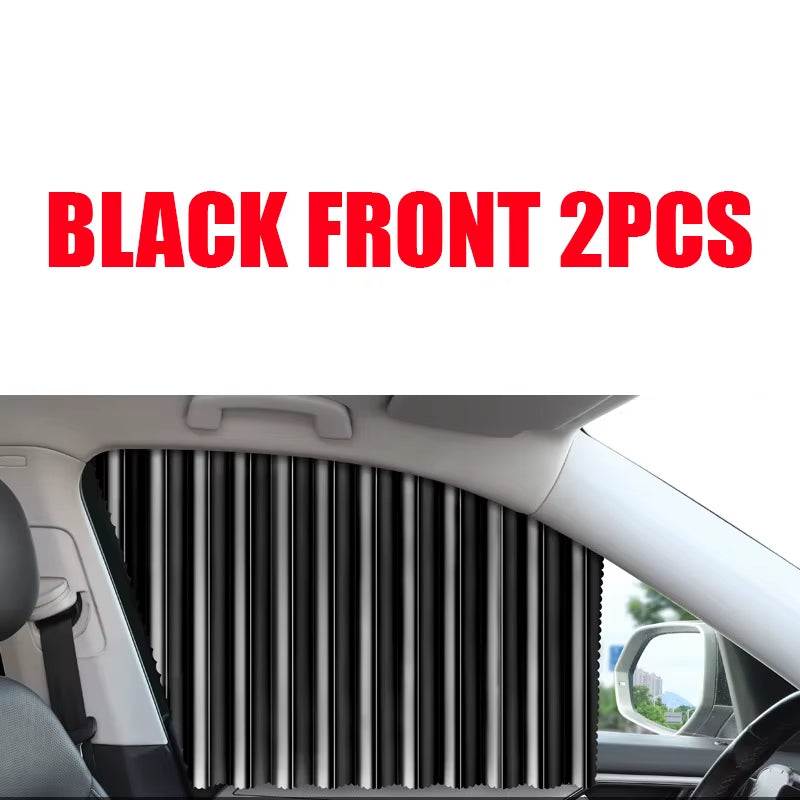 Magnetic Car Window Sun Shades – Front or Rear Side Curtains – image 11