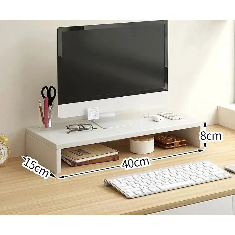 Monitor Riser Stand with Storage - Desk Organizer Shelf for Keyboard – image 7