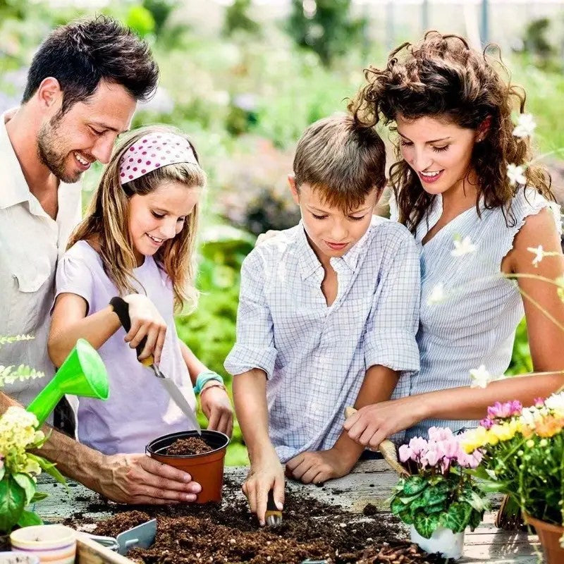 8-Piece Garden Hand Tool Set with Storage Bag and Gloves – image 9