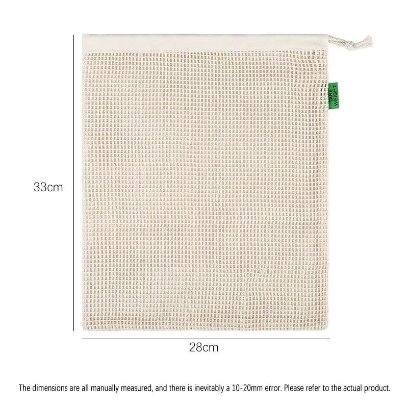 Mesh Produce Bags – Reusable Cotton Grocery Bags – image 10