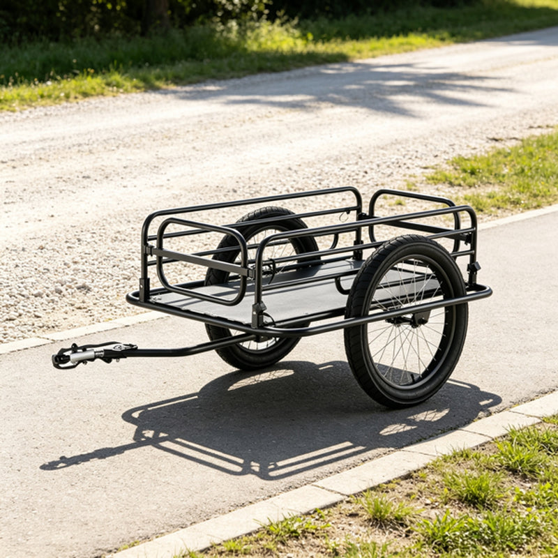 275 Lb Heavy Duty Bike Cargo Trailer with 20 Inch Wheels