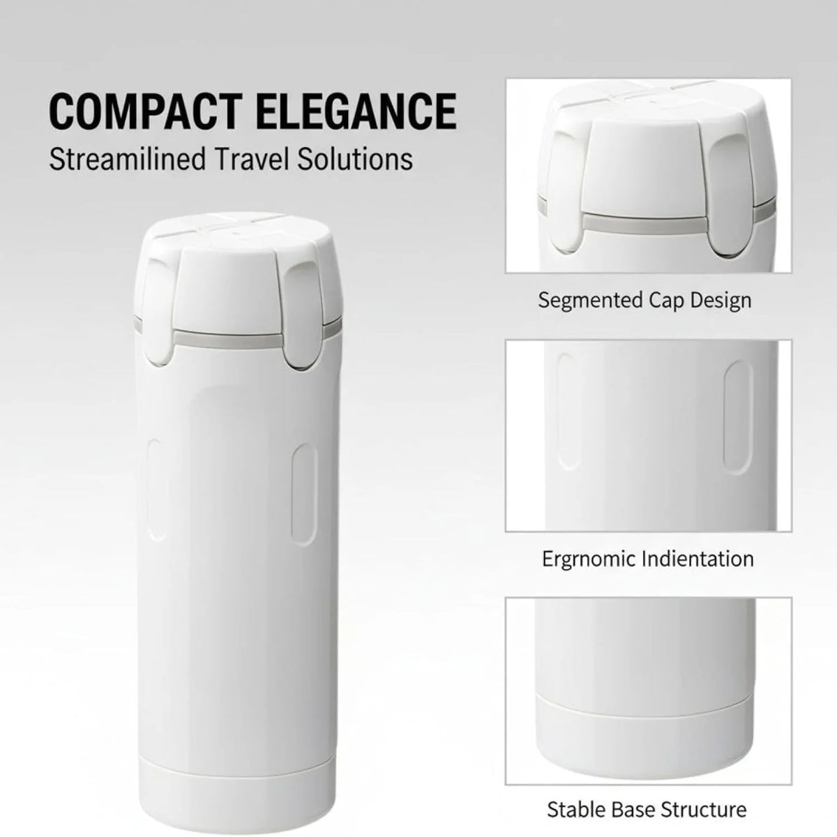 Travel Bottle Set 4-in-1, Refillable Shampoo & Lotion Dispenser – image 4