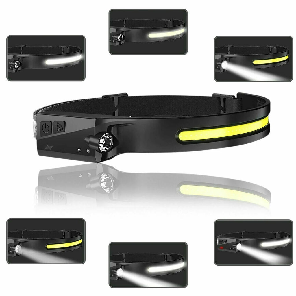 COB LED Headlamp – USB Rechargeable Work Light – image 8