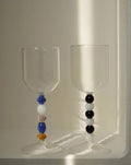 Gemstone Stem Bordeaux Wine Glasses, Set of 2