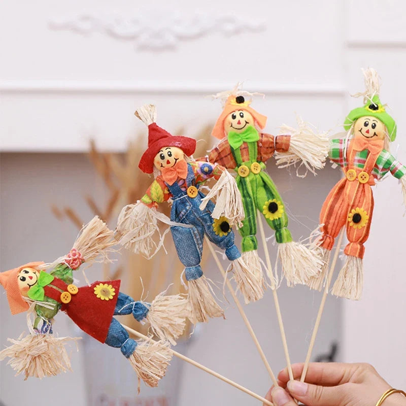 Scarecrow Decoration – Small Autumn Harvest Figure for Fall Decor – image 4
