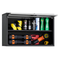 Metal Wall Cabinet with Flip-Up Door, 27.6 x 12 x 19.7 in – image 1