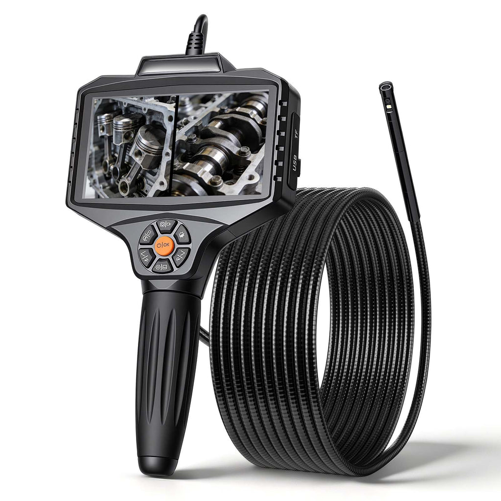 Rotating Probe Endoscope Camera 1080P with Light, 16.4 ft Cable – image 1