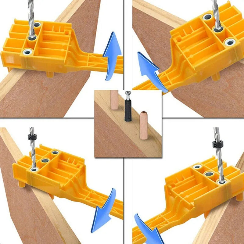 Doweling Jig, Self-Centering Drill Guide for 6/8/10 mm Dowels – image 7