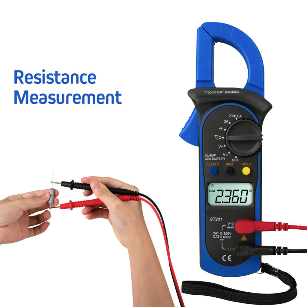 Digital Clamp Meter Multimeter, Auto Range AC/DC Electrical Tester
