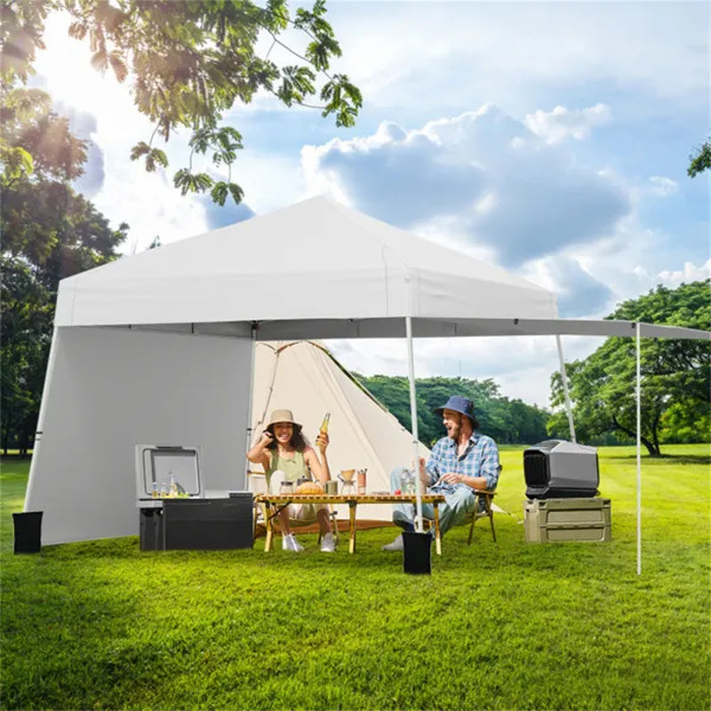 14 x 9.2 ft Pop-Up Canopy Tent with Sidewalls and Awning – image 10