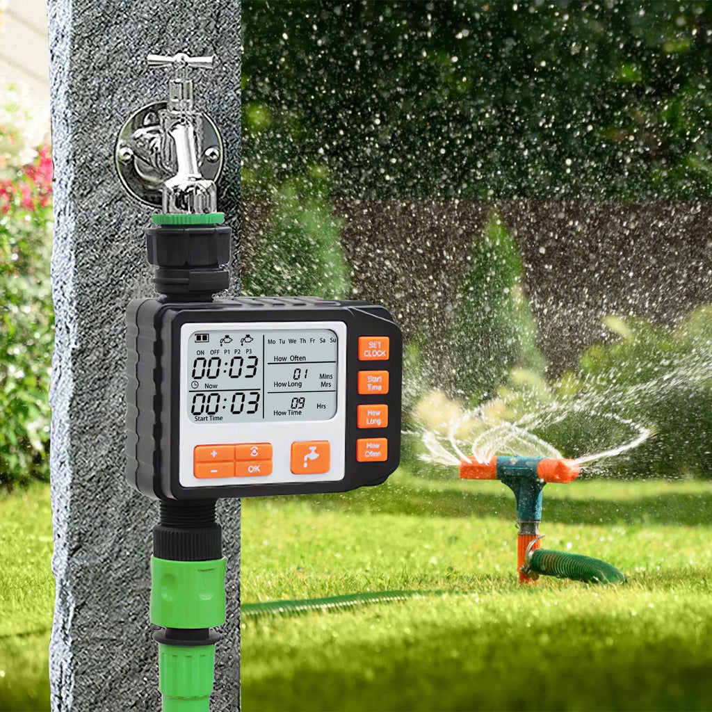 Sprinkler Timer - Programmable Hose Faucet Water Timer, 3 Programs – image 7
