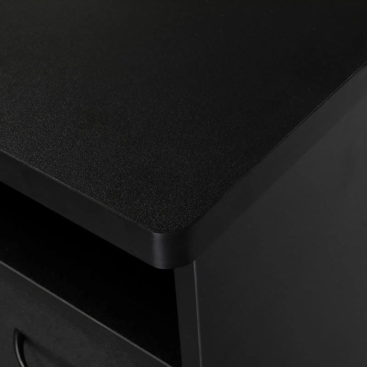 Rolling Manicure Table with Built-In Fan, Double Cabinet and 3 Drawers – image 7