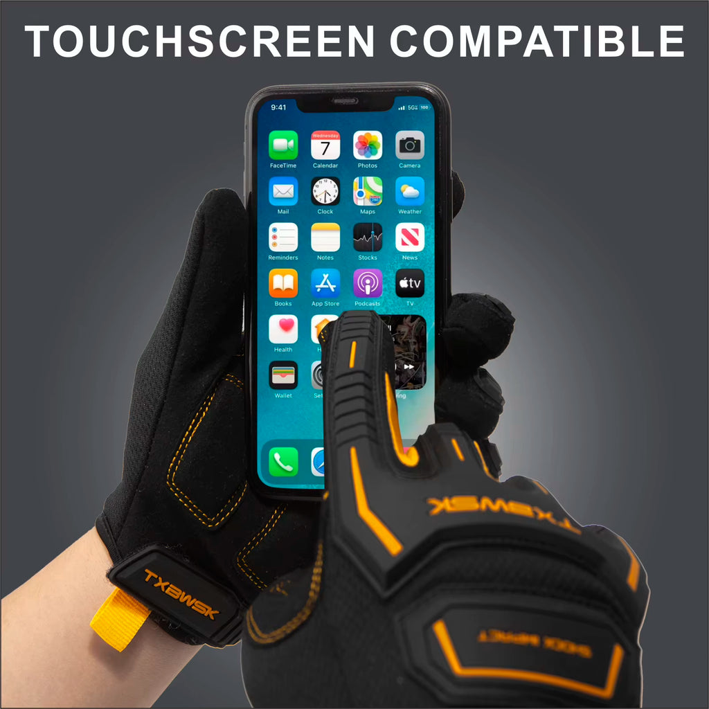 Mechanic Work Gloves Touch Screen High Dexterity Grip – image 3