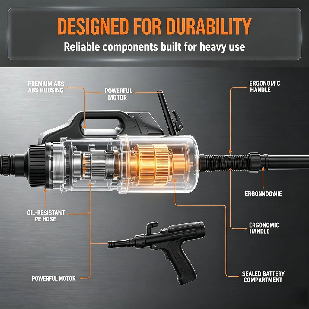 Battery Powered Liquid Transfer Pump 2.8 GPM with Flow Control – image 3