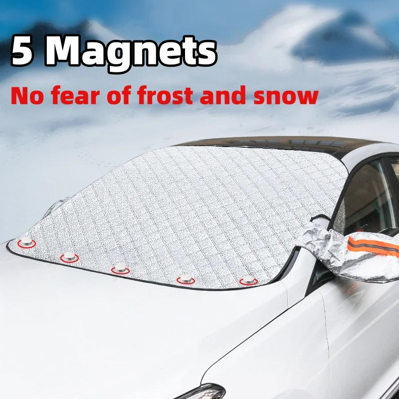 Magnetic Windshield Snow & Sun Shade – Waterproof Car Cover – image 2