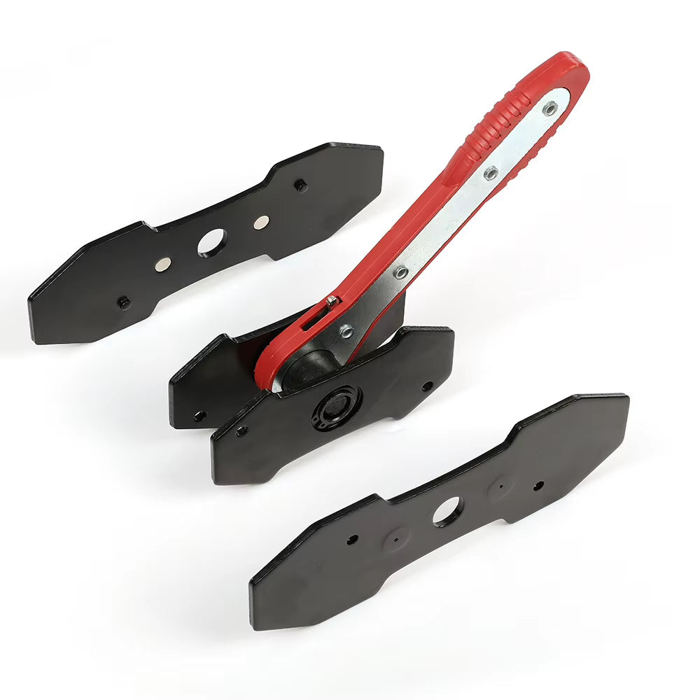 Ratcheting Brake Caliper Piston Spreader Tool with Expansion Plates – image 1
