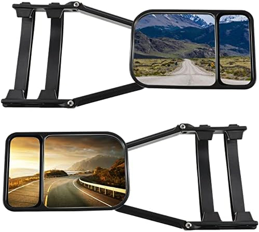 Clip-On Towing Mirrors 2-Pack, Side Mirror Extensions for Trailers