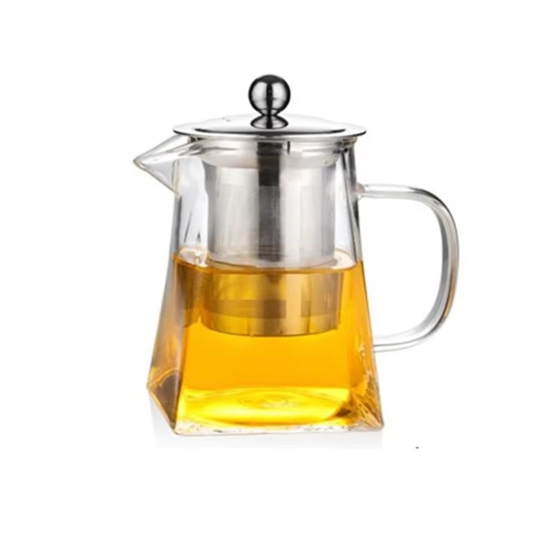 Glass Teapot with Infuser - Heat-Resistant Loose Leaf Tea Pot – image 6