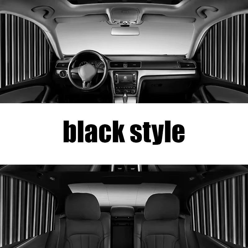 Magnetic Car Window Sun Shades – Front or Rear Side Curtains – image 3