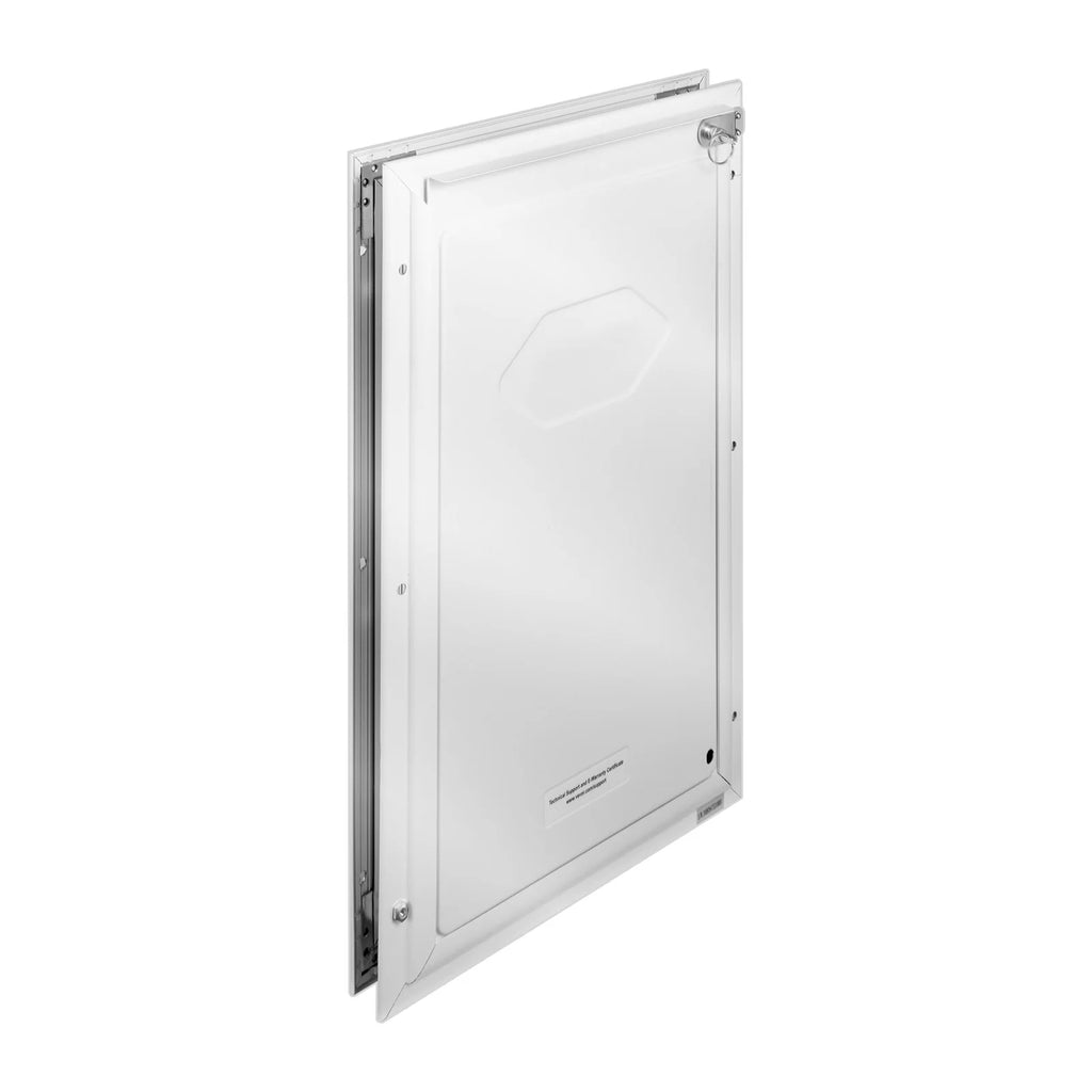 Pet Door with Aluminum Frame and Lock, Weatherproof Flap, Small – image 10