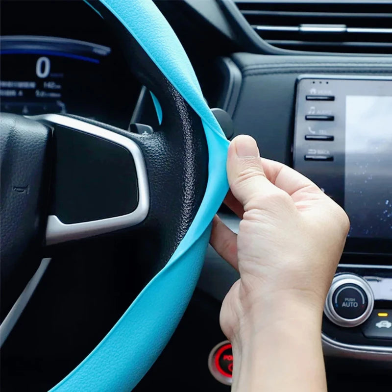 Silicone Steering Wheel Cover - Non-Slip Grip for 32-40 cm Wheels – image 5