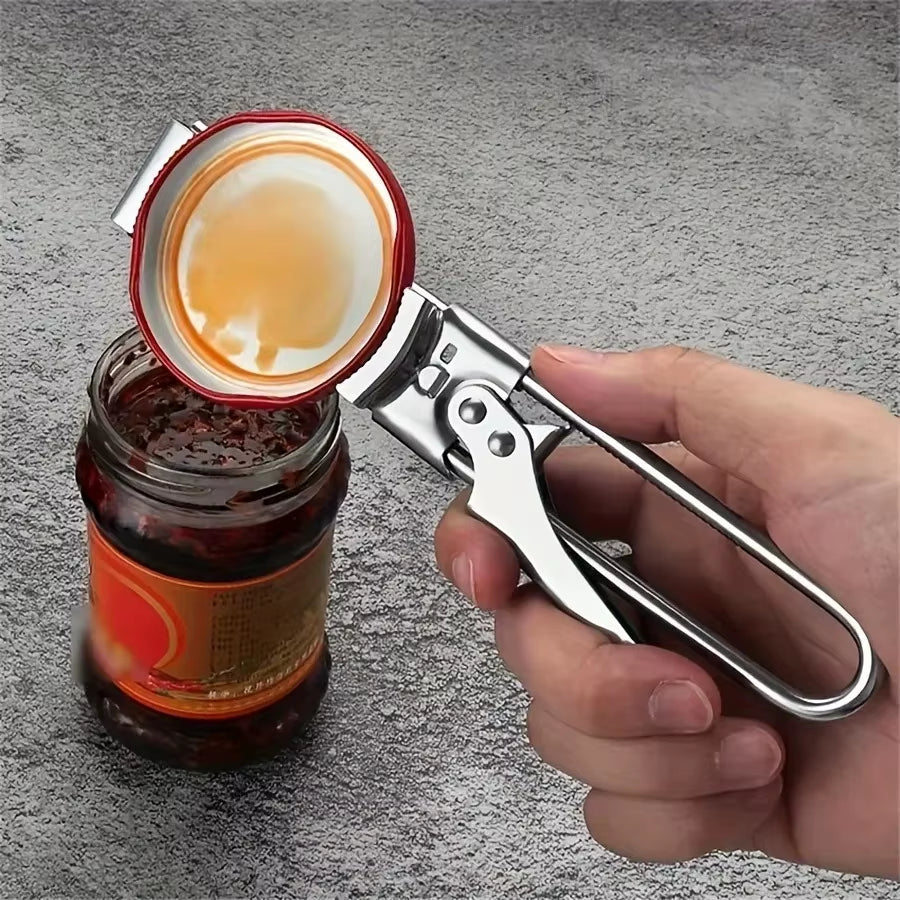 Adjustable Jar and Bottle Opener, Stainless Steel Lid Remover – image 3