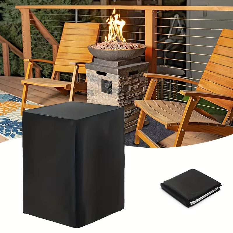 Square Fire Pit Cover - Waterproof 210D Patio Table Cover – image 5