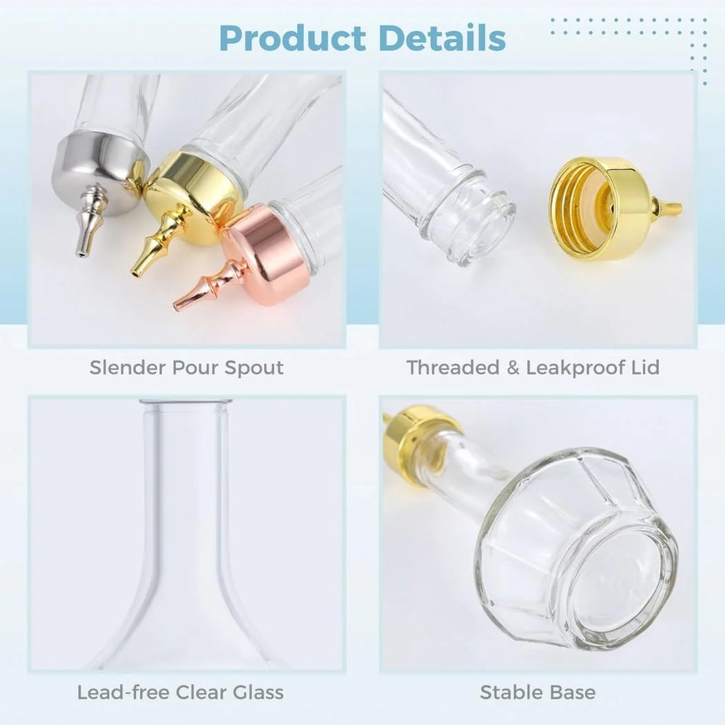 Glass Bitters Dasher Bottles Set of 3, 50 ml – image 3