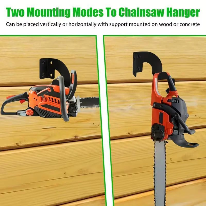 Heavy-Duty Wall-Mount Chainsaw Hanger Rack – image 3