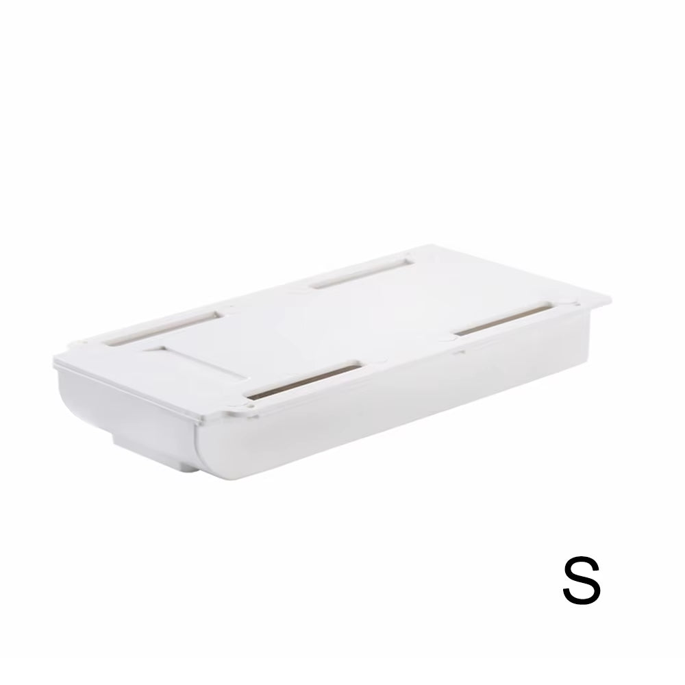 Under Desk Drawer - Self-Adhesive Hidden Slide-Out Organizer Tray – image 8