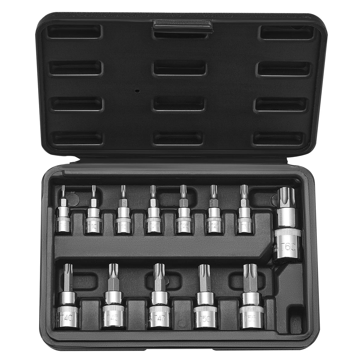 Torx Bit Socket Set, 13-Piece T8-T60 Star Sockets with Storage Case – image 9