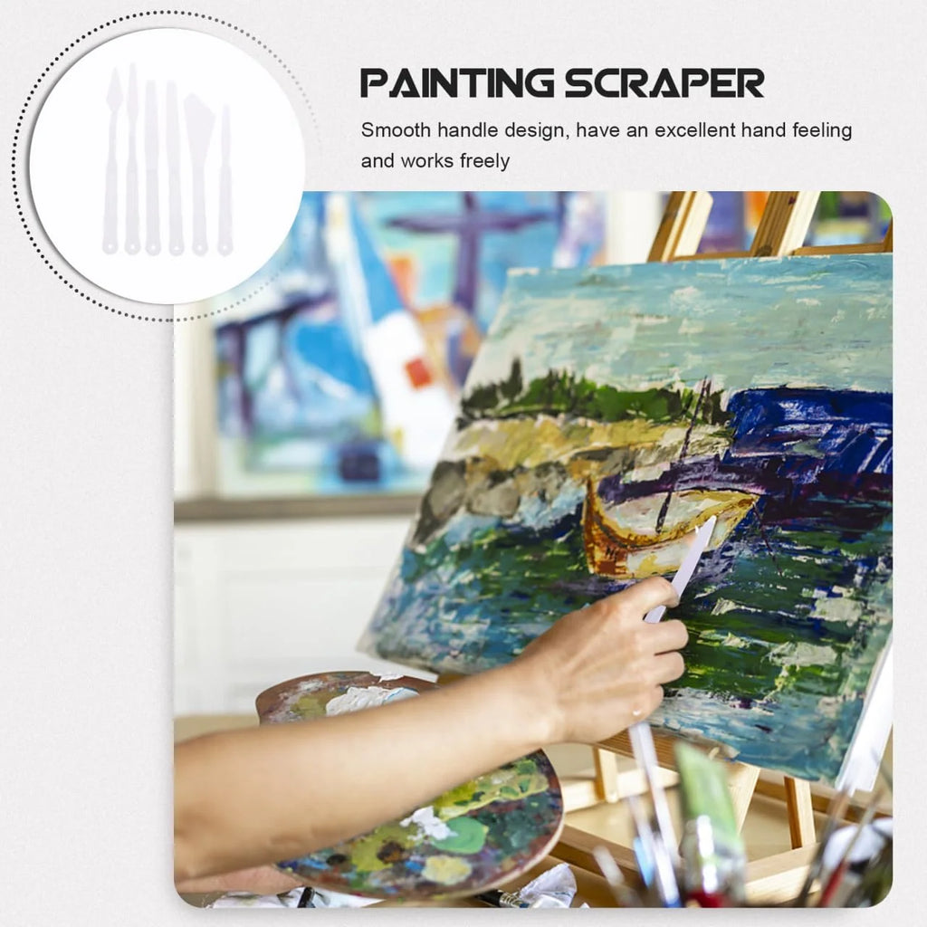 Plastic Painting Spatula Set, 90 Piece Palette Mixing Tools – image 5