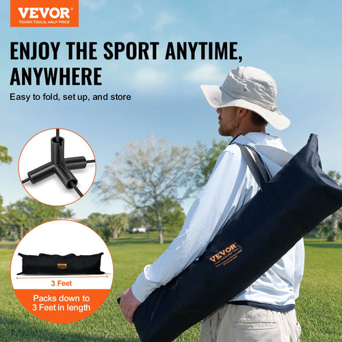 20 Ft Adjustable Badminton And Volleyball Net Set With Rackets – image 2