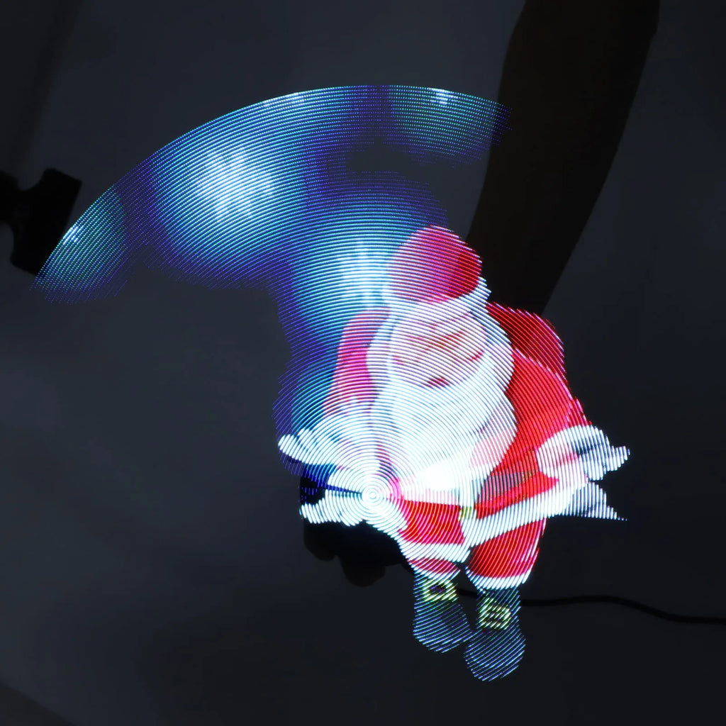 3D Hologram Fan Display - 224 LED Advertising Projector for Stores & Bars