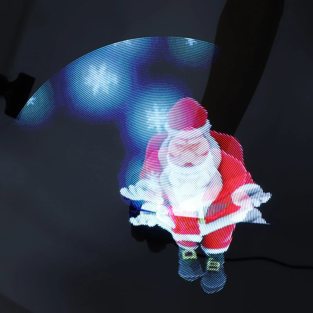 3D Hologram Fan Display - 224 LED Advertising Projector for Stores & Bars
