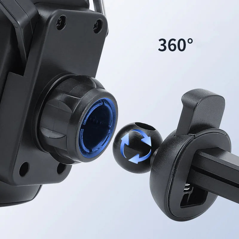 Racing Seat Car Phone Holder, Air Vent Clip with 360° Rotation – image 6