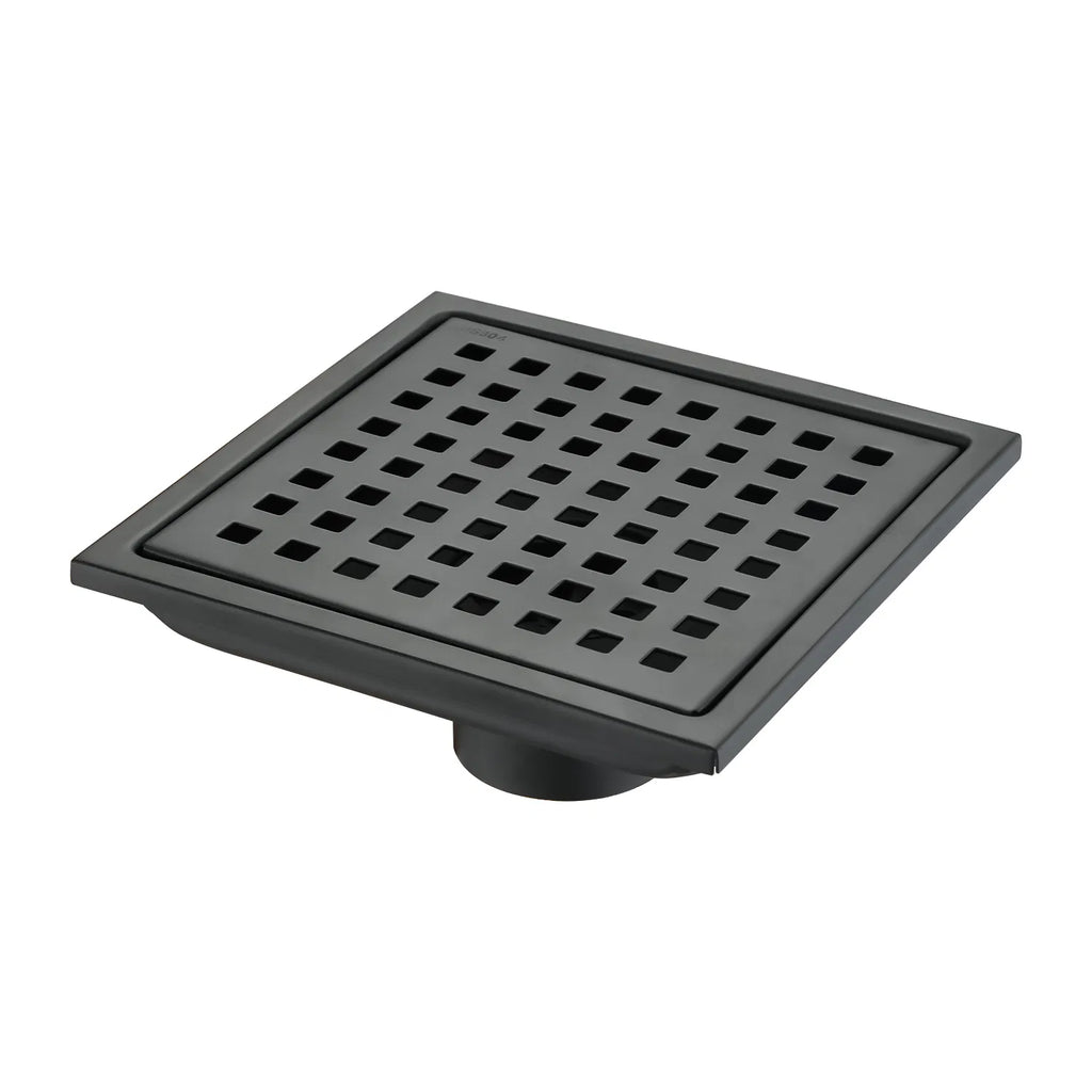 6 in Square Floor Drain with Removable Grid Grate – image 2