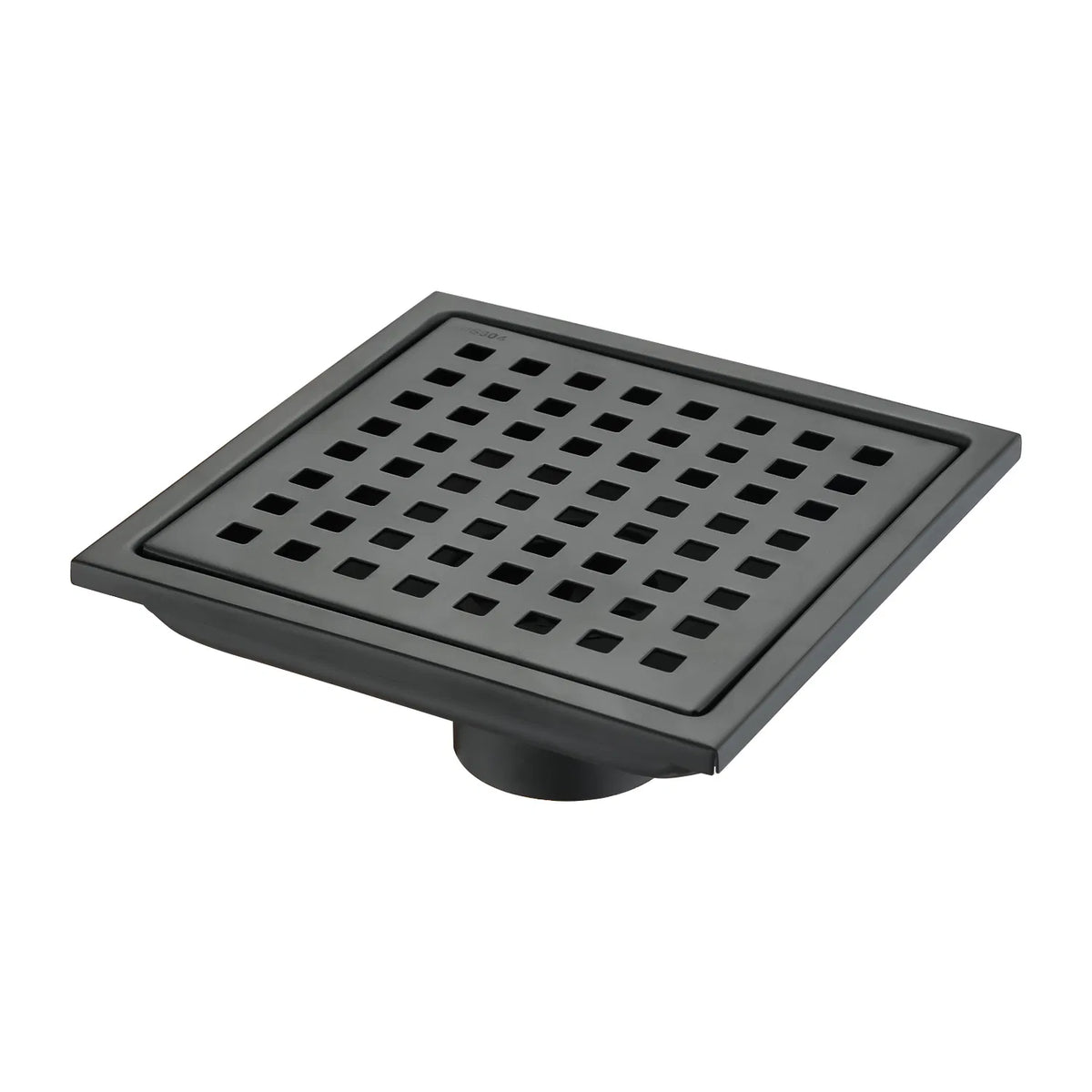 6 in Square Floor Drain with Removable Grid Grate – image 2